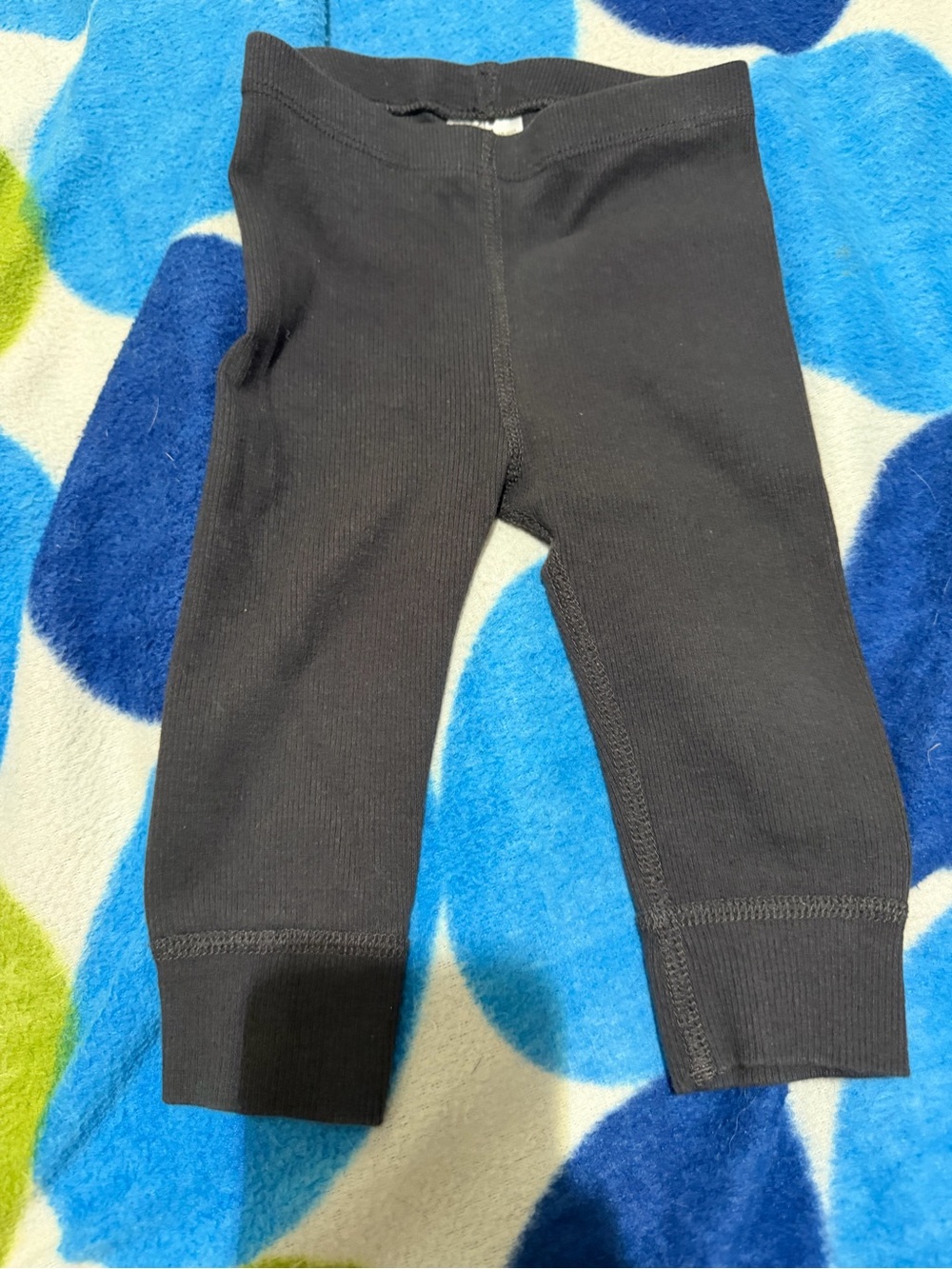 Hanna Andersson Black Ribbed Leggings for Kids